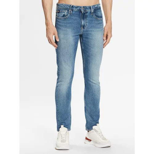 Calvin Klein Jeans Jeans hlače J30J323371 Modra Slim Fit