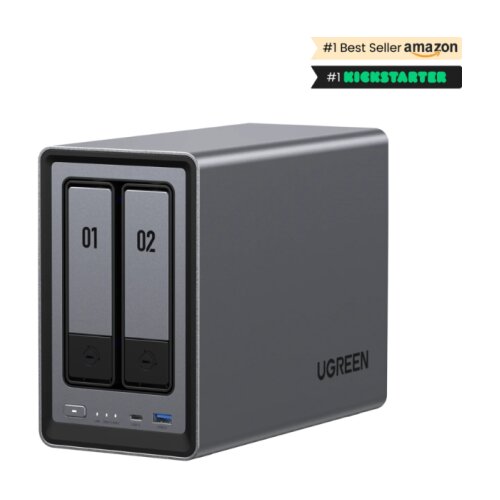 Ugreen NASync DXP2800 za 2+2 diska, Intel N100, 8GB DDR5, 2.5Gbe mreža Cene