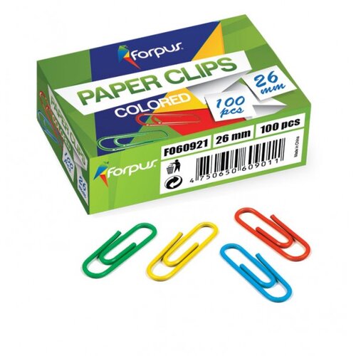 Forpus Barvne sponke za papir 26 mm, 500/1 Cene