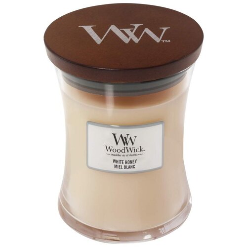 WoodWick SVEČA V KOZARCU CLASSIC MEDIUM WHITE HONEY Slike