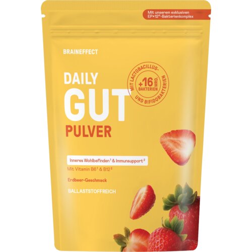 BRAINEFFECT DAILY GUT prah - Strawberry Slike