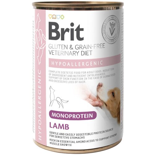 Brit veterinary diet Brit GF Veterinarska dieta za pse Hypoallergenic Mono, jagnjetina - 400g 400 g Cene