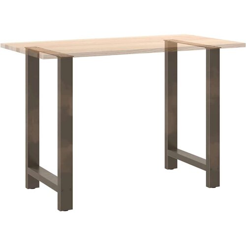  Noge za barsko mizo iz naravnega jekla 2 kosa 60 x (90-91) cm jeklo Slike