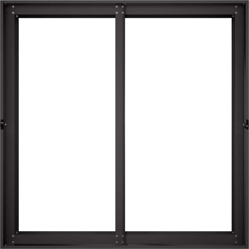  Vrtna saksija Crna 80 x 80 x 60 cm Čelična vrata Slike