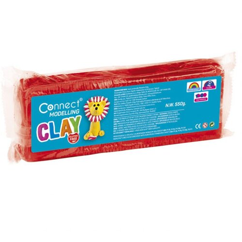  PLASTELIN 550G PLUS PLASTIČNI NOŽIĆ CONNECT CRVENI Slike