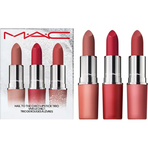 MAC Cosmetics Holiday Hail To The Chic! Lipstick Trio poklon set (za usne)