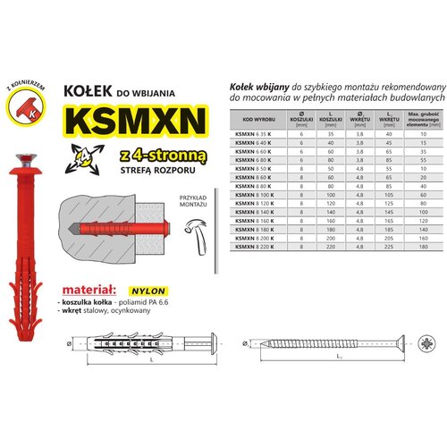Shumee ZONKA ZA HITRO NAMESTITEV S KSMXN OVRATNICO 6*60MM, (21393427) Cene