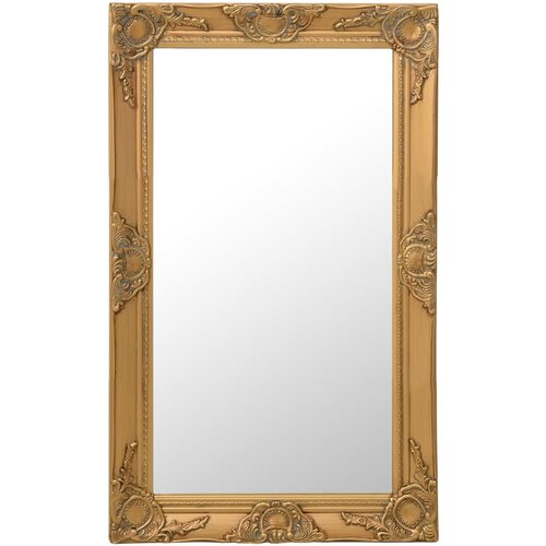 vidaXL Stensko ogledalo v baročnem stilu 50x80 cm zlato, (20802579) Cene