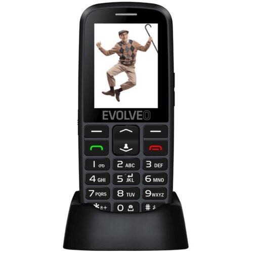 Evolveo Easyphone EG telefon za starej&scaron;e z GPS sledilnikom - črno srebrn Cene