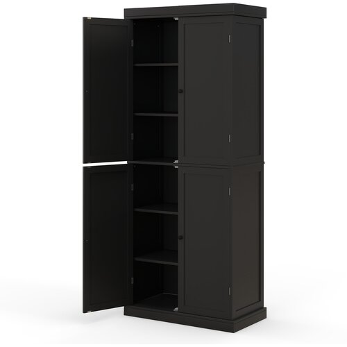Costway Visoka omara s 4 vrati Polica 76 x 40 x 184,5 cm, (5000081746) Cene