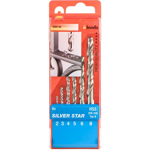 KWB Set borera za metal SILVER STAR, 2-8 mm, 6 dijelova, Antracit Cijene