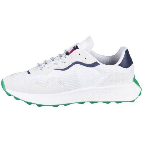Tommy Hilfiger Nizke superge Runner Outsole Bela Slike