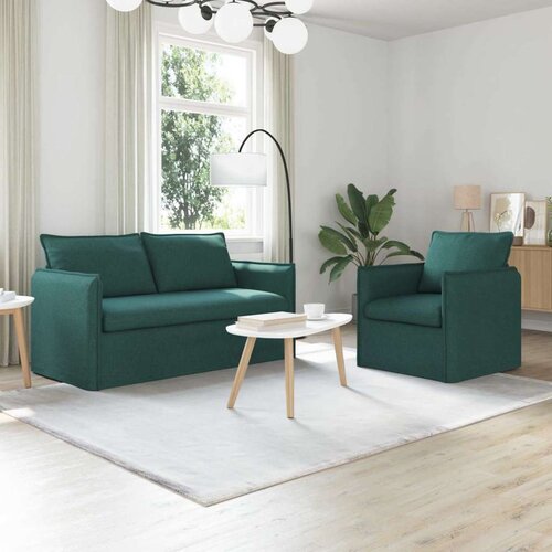 SOFA 2 pcs Tamnozelena Metal Cijene