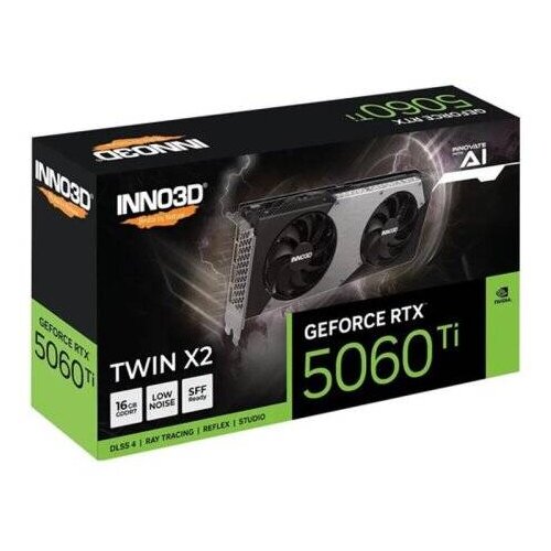 Inno3d geforce rtx 5060 ti 16GB GDDR7 twin X2 128-bit N506T2-16D7-193075N Slike