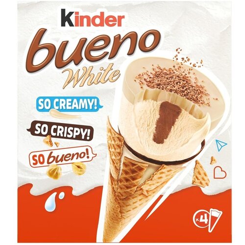 Kinder Sladoled BUENO white 4x62g Cene