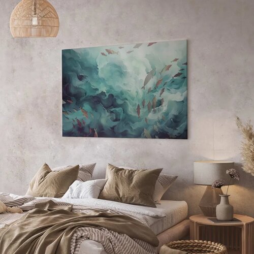 Slika - Fish in the ocean 90x60 Standard Slike