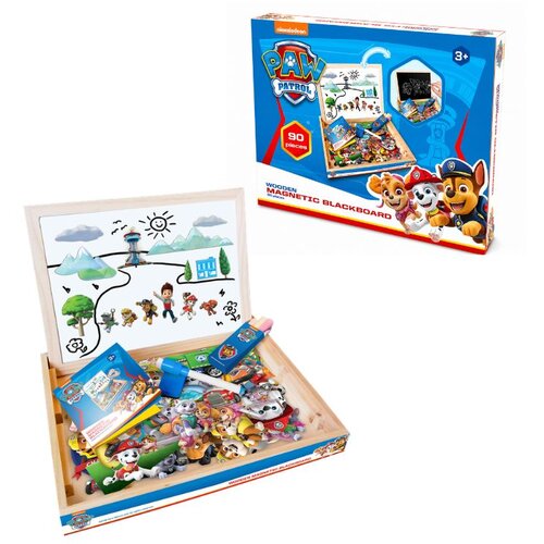 MILENIJUM MAGNETNA DRVENA TABLA PAW PATROL 90pcs Cene