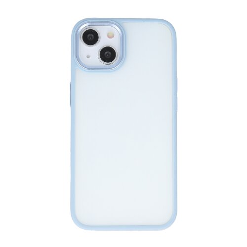 Onasi satin silikonski ovitek za iPhone 13 6.1 - prozorno moder Slike