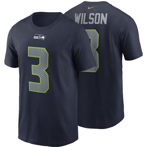 Nike mu&amp;scaron;ka Russell Wilson 3 Seattle Seahawks Name &amp;amp; Number majica Slike