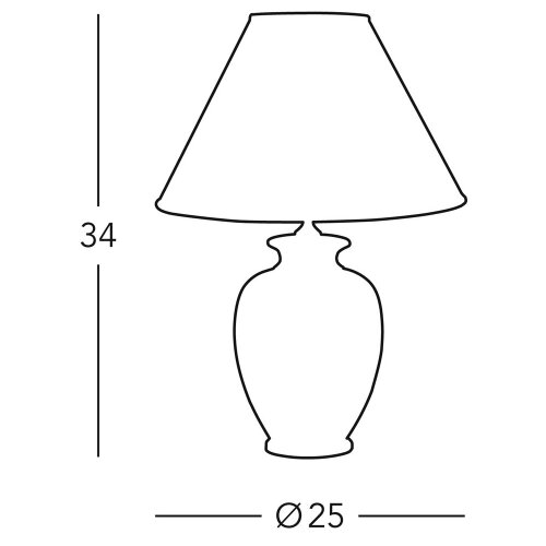 Kolarz 0014.73S - Stona lampa GIARDINO 1xE27/60W/230V Slike