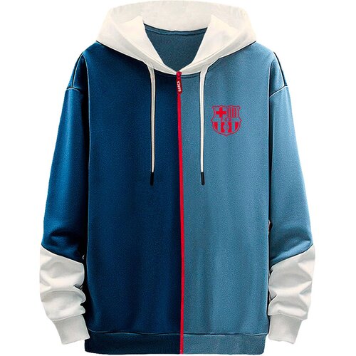  FC Barcelona Barca Oversize zip majica sa kapuljačom Slike
