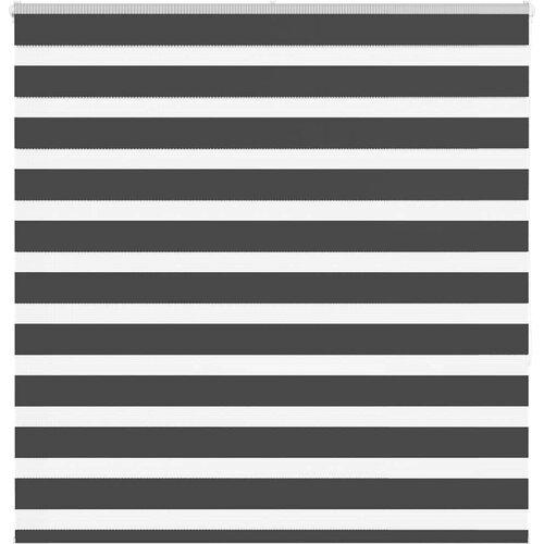 vidaXL Zavjesa zebra crna 140x150 cm širina tkanine 135,9 cm poliester Cene
