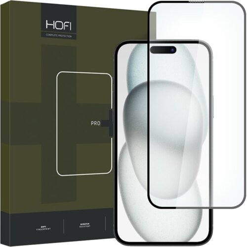 HOFI KALJENO STEKLO PRO+ ZA IPHONE 15 ČRNO ZA&amp;Scaron;Č, (22002377) Slike