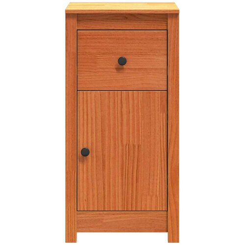  Kreveta 2 pcs Vosak smeđa 39 x 34,5 x 80 cm Čvrsto borovo drvo Slike