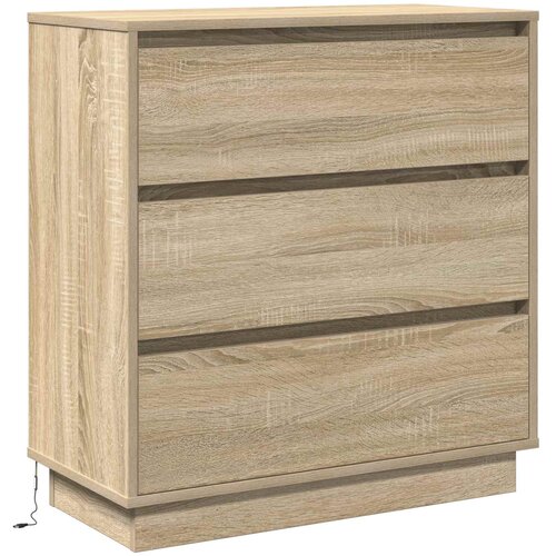  Noćni ormar Sonoma hrast 71 x 34,5 x 75 cm Konstruirano drvo Slike