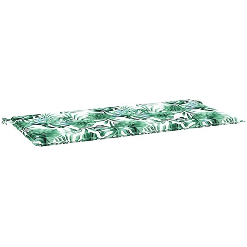 vidaXL Blazina za vrtno klop vzorec listov 120x50x3 cm oxford tkanina, (21060801) Cene