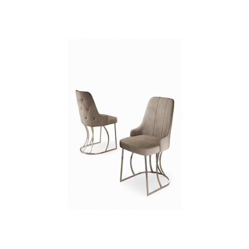 Hanah home set stolica (6 delova) puva cappuccino chrome Cene