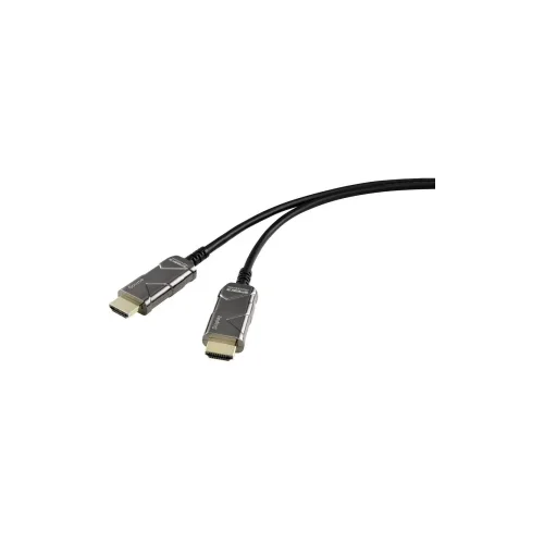 SpeaKa Professional HDMI priključni kabel 10.00 m SP-8821984 Ultra HD (8K) crna boja [1x muški konektor HDMI - 1x muški