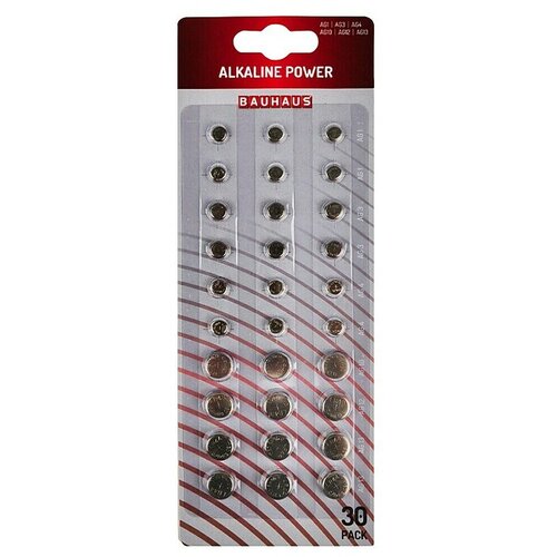 BAUHAUS Gumbna baterija Power AG1/AG3/AG4/AG10/AG12/AG13 (1,5 V, 30 kos) Cene