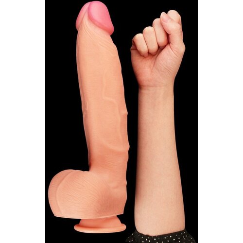 Lovetoy 2024 Dildo Lovetoy King Sized Dual Layered 1 12&amp;#039;&amp;#039; Slike