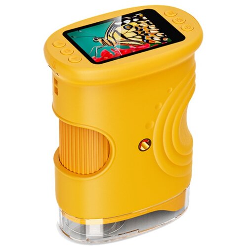 INF Ročni digitalni mikroskop &amp;ndash; do 1000x, 2MP kamera, 2.0-inch IPS zaslon Yellow, (5000234114) Slike