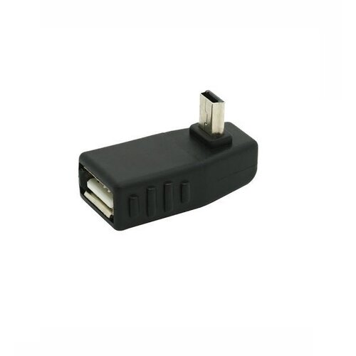 Optimus Adapter (Mini USB muški na USB ženski, 90° kutni (gore), crni) Cene