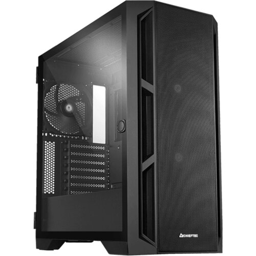 Chieftec Apex Air Case3x140mm PWM fans, E-ATXmesh front, tempered glass side Cijene