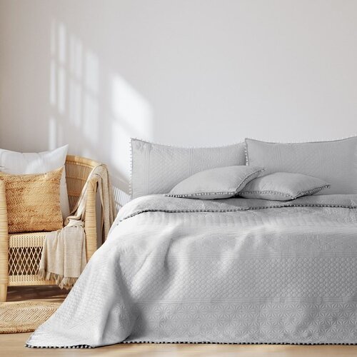 AmeliaHome Prekrivač Meadore 170x270 cm, siva / svijetlo siva Slike
