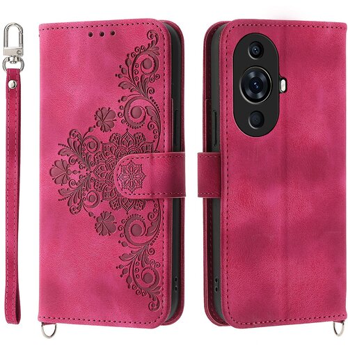 INORCO BF Style-19 za Realme C55 enobarvna usnjena torbica za telefon z žepom na zadrgo, pokrov stojala za denarnico, (22035857) Slike