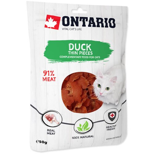 Ontario Cat posladek tanke rezine - raca, 50 g Cene