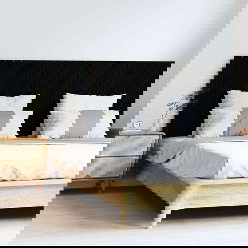  Uzglavlje za krevet Crno 159 5x3x60 cm od masivne borovine Cijene