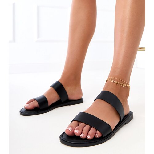 Gemre Black women's slides with straps Fariza Cijene