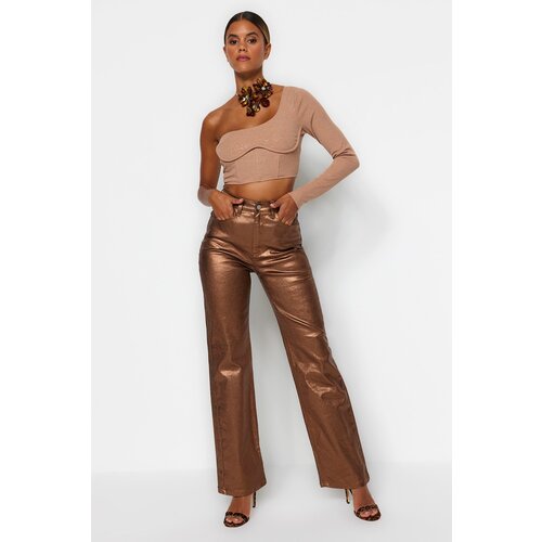 Trendyol Jeans - Brown - Wide leg Slike