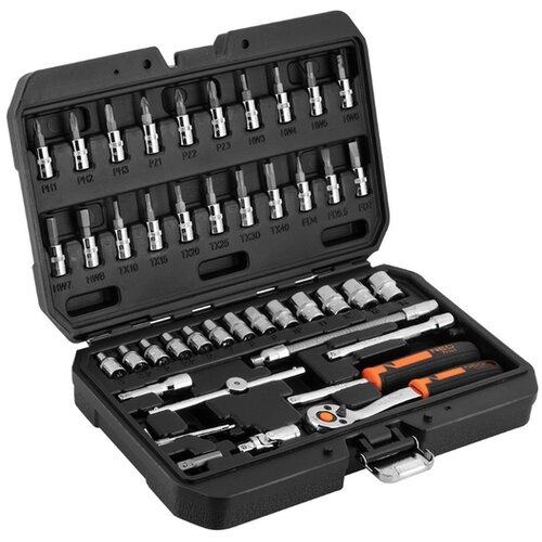 Neo Tools 46-delni komplet nasadnih ključev in nastavkov, 10-004, 275250 Cene