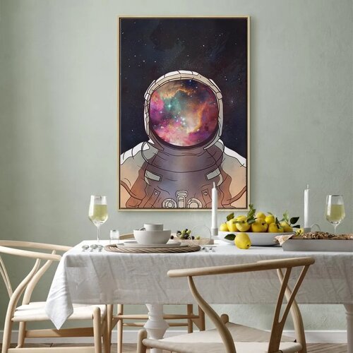  Slika - Star Explorer (1 Part) Vertical 60x90 U prirodnom drvenom okviru Slike