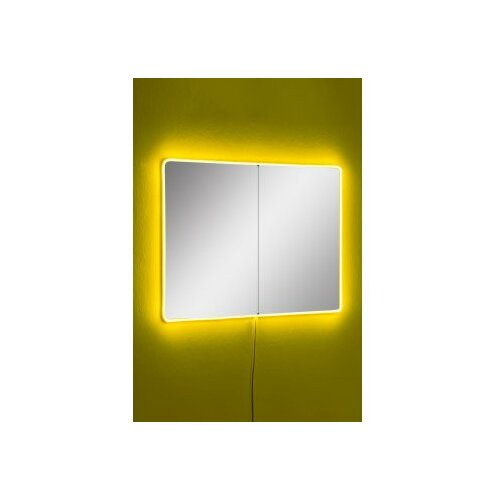 HANAH HOME ogledalo sa led osvetljenjem rectangular 60x80 cm yellow Cene