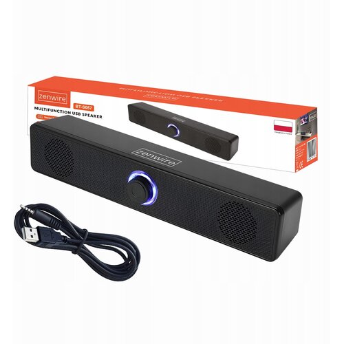 Zenwire BT-S057 mini soundbar računalni&scaron;ki zvočnik 2.0 USB/AUX 18W LED za PC in prenosnik, (5000195795) Cene