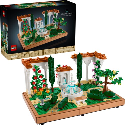 Lego Icons Fountain Garden &amp;scaron;tevilka 10359 Slike