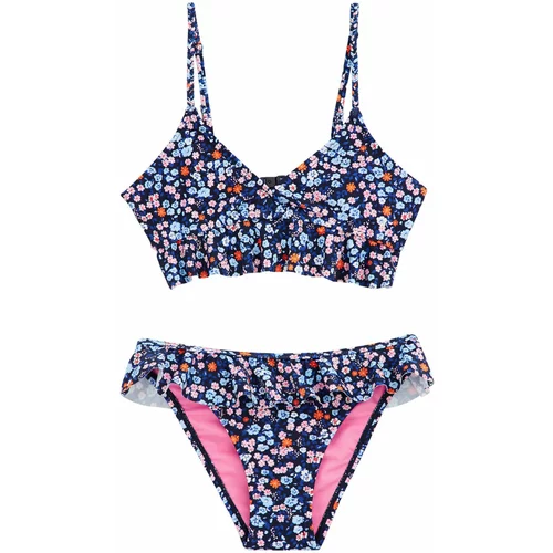 WE Fashion Bikini morsko plava / kraljevsko plava / svijetloplava / narančasta / roza