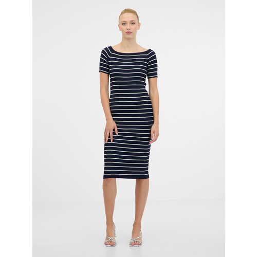 Orsay Dark blue women&amp;#039;s midi dress - Women&amp;#039;s Slike